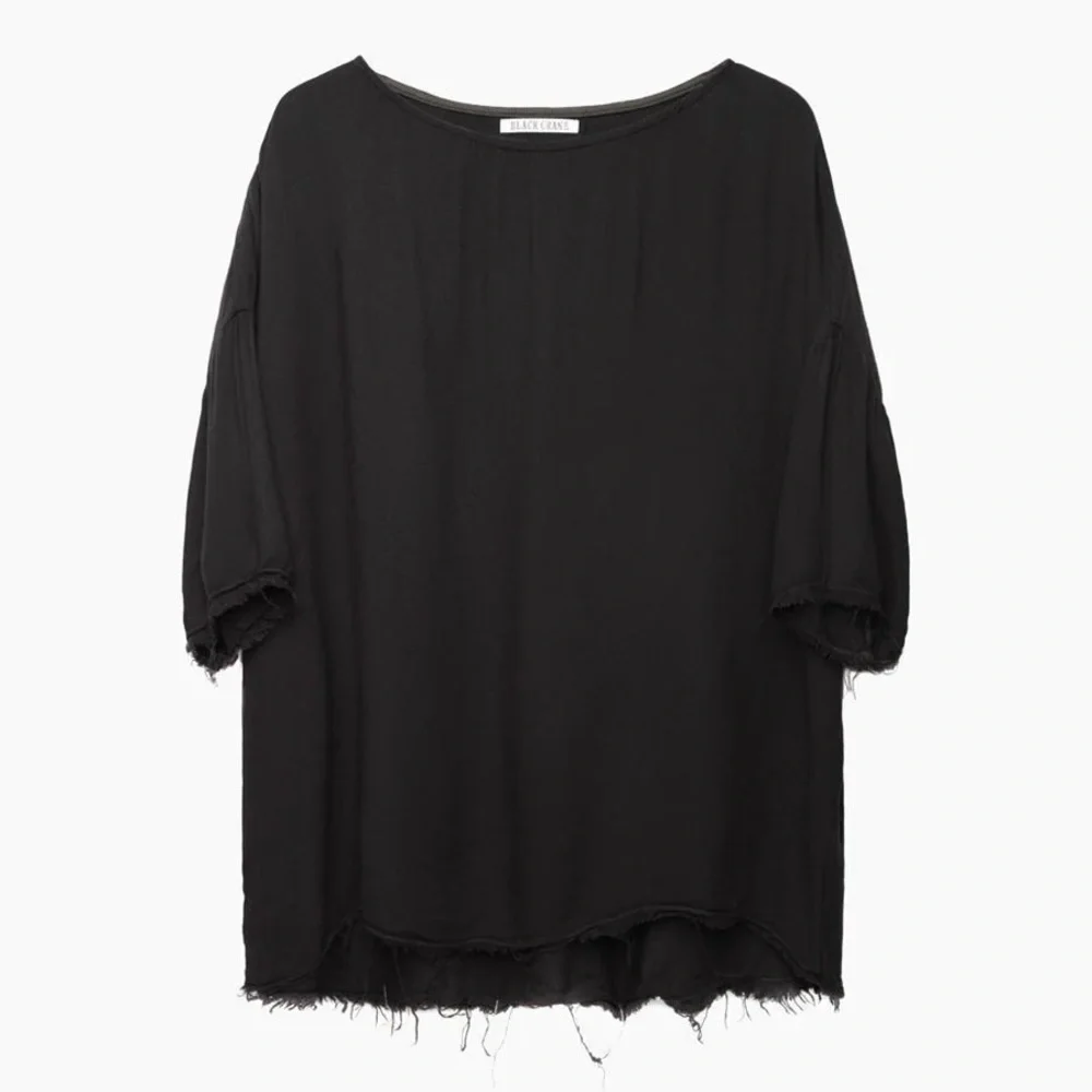 Black Relaxed Fit Top - Picture 1 of 3